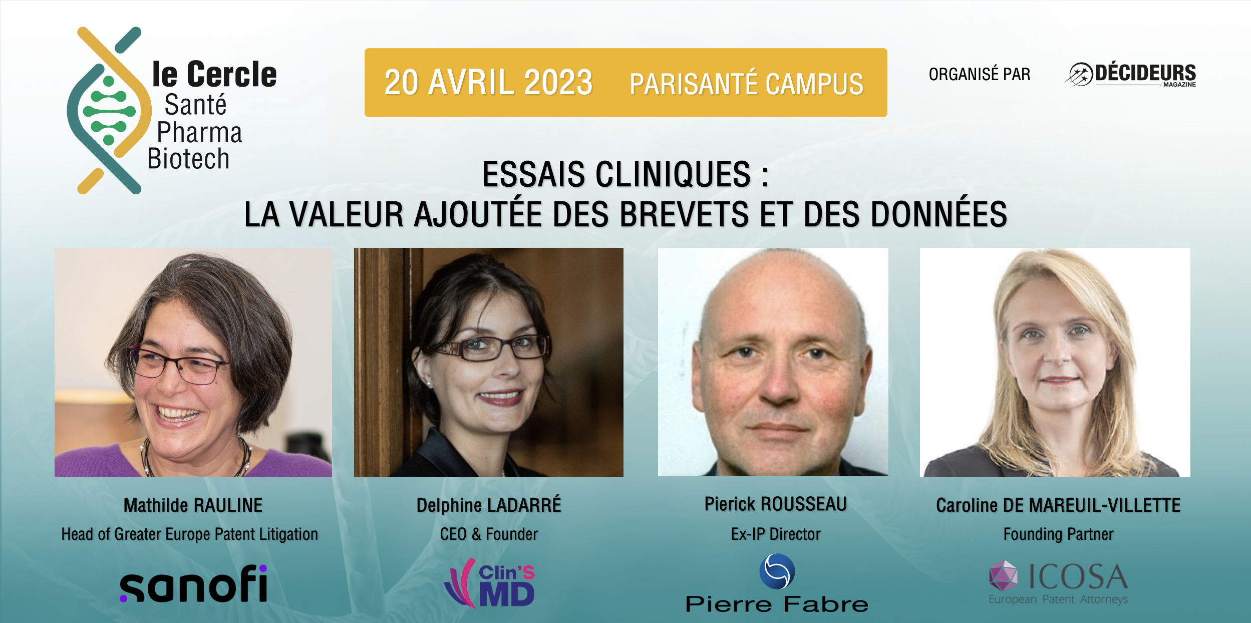 Essais cliniques : la valeur ajoutée des brevets et des données